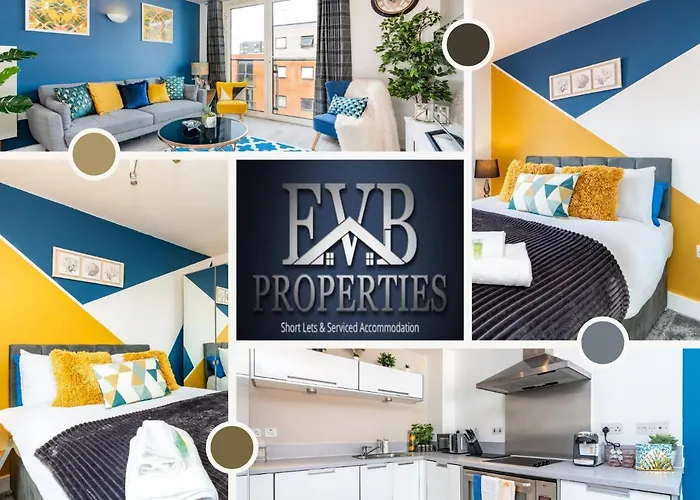Stunning Central 2 Bedroom Apartment By Evb Properties Short Lets & Serviced Accommodation Southampton - Ocean Village