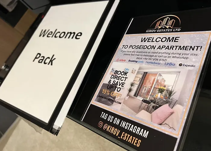 Poseidon Apartment - 1 Bed Flat - Heart Of Town