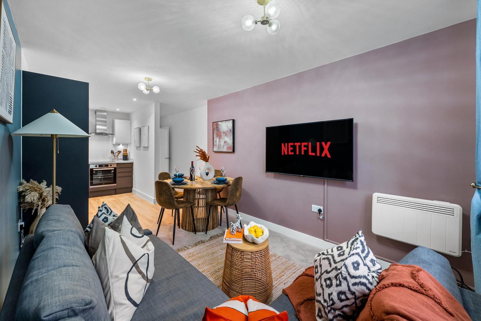 1 Bed Cosy, Stylish Southampton, Sleeps 4, Centre Cosy Flat - Easter Offer - By Blue Puffin Apartment Southampton