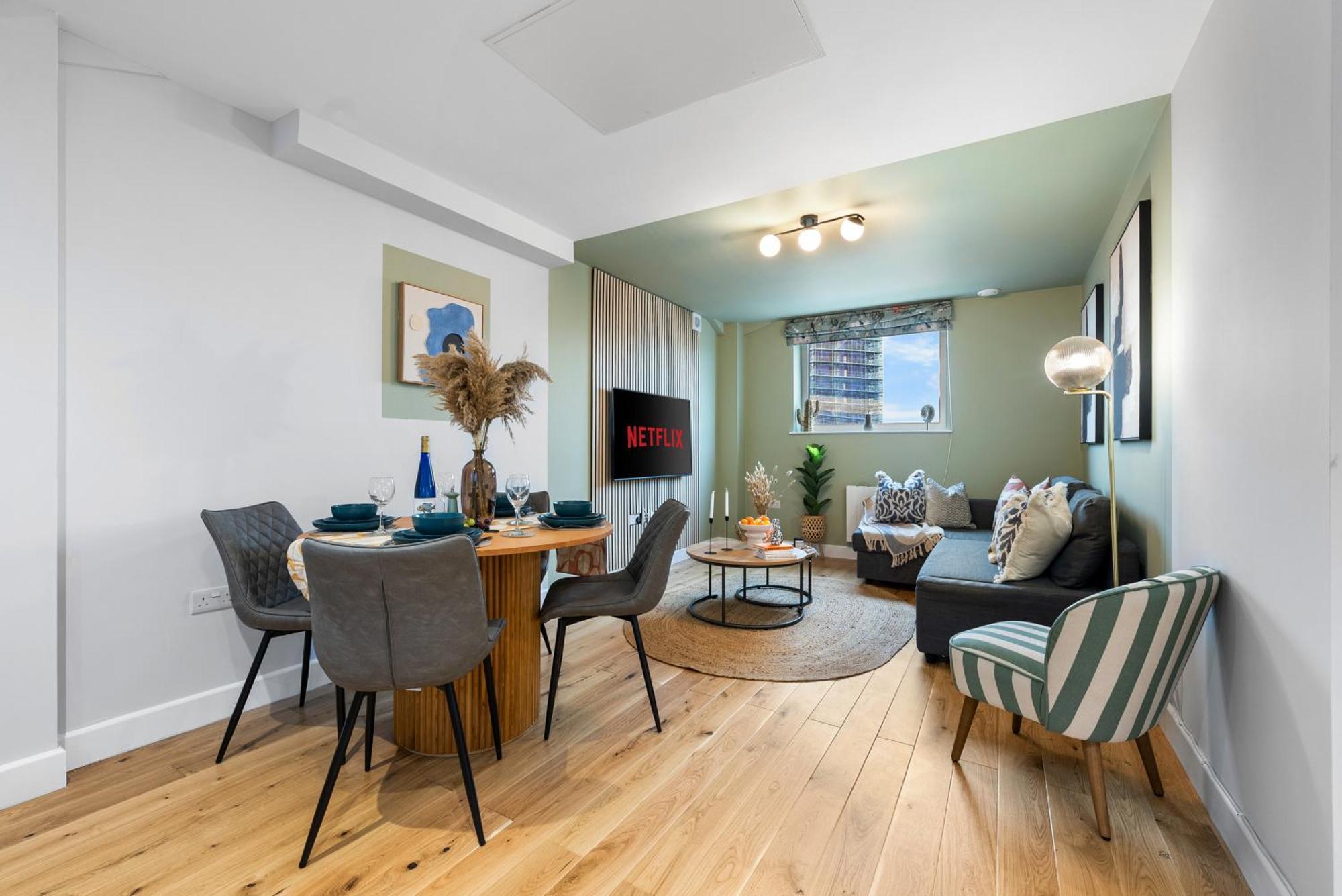Luxury 1 Bed Stylish Chic Apartment, Southampton! Stylish Abode Sleeps 4, Great Location! Spring Offer - By Blue Puffin Southampton