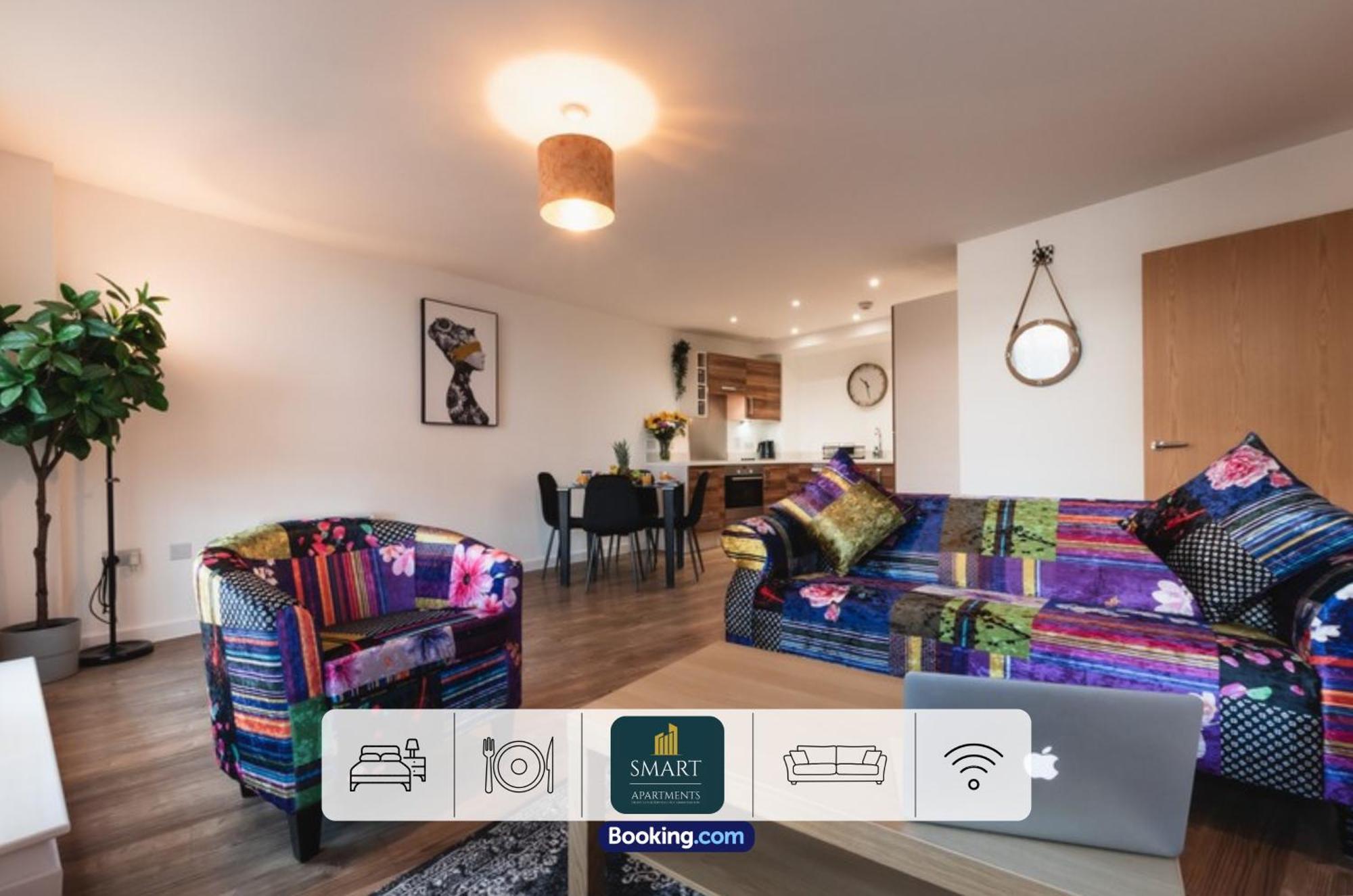 Spacious Center By Smart Short Lets & Serviced With Free Wifi Apartment Southampton
