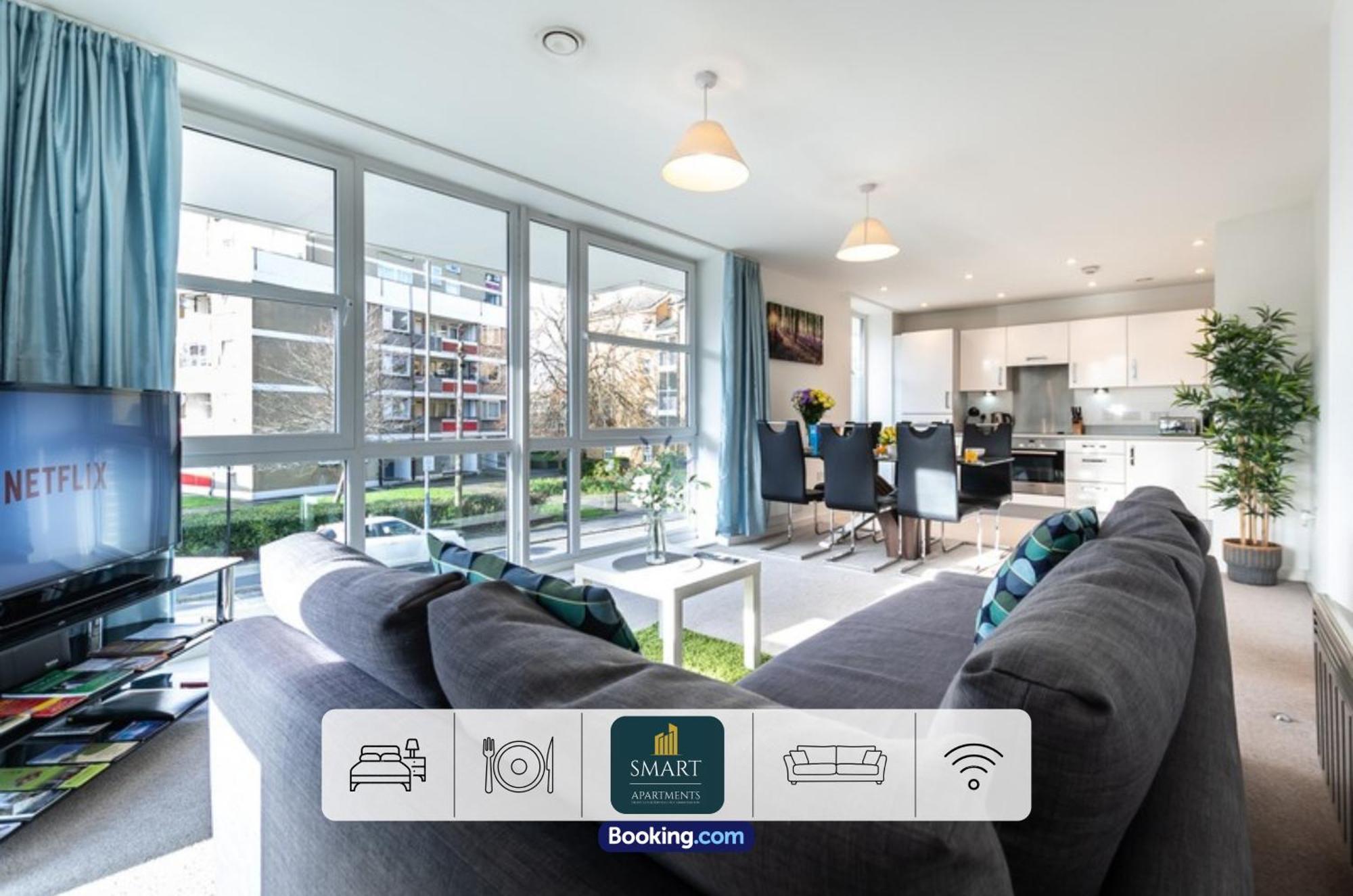 Apartment Spacious Center By Smart Short Lets & Serviced With Free Wifi Southampton