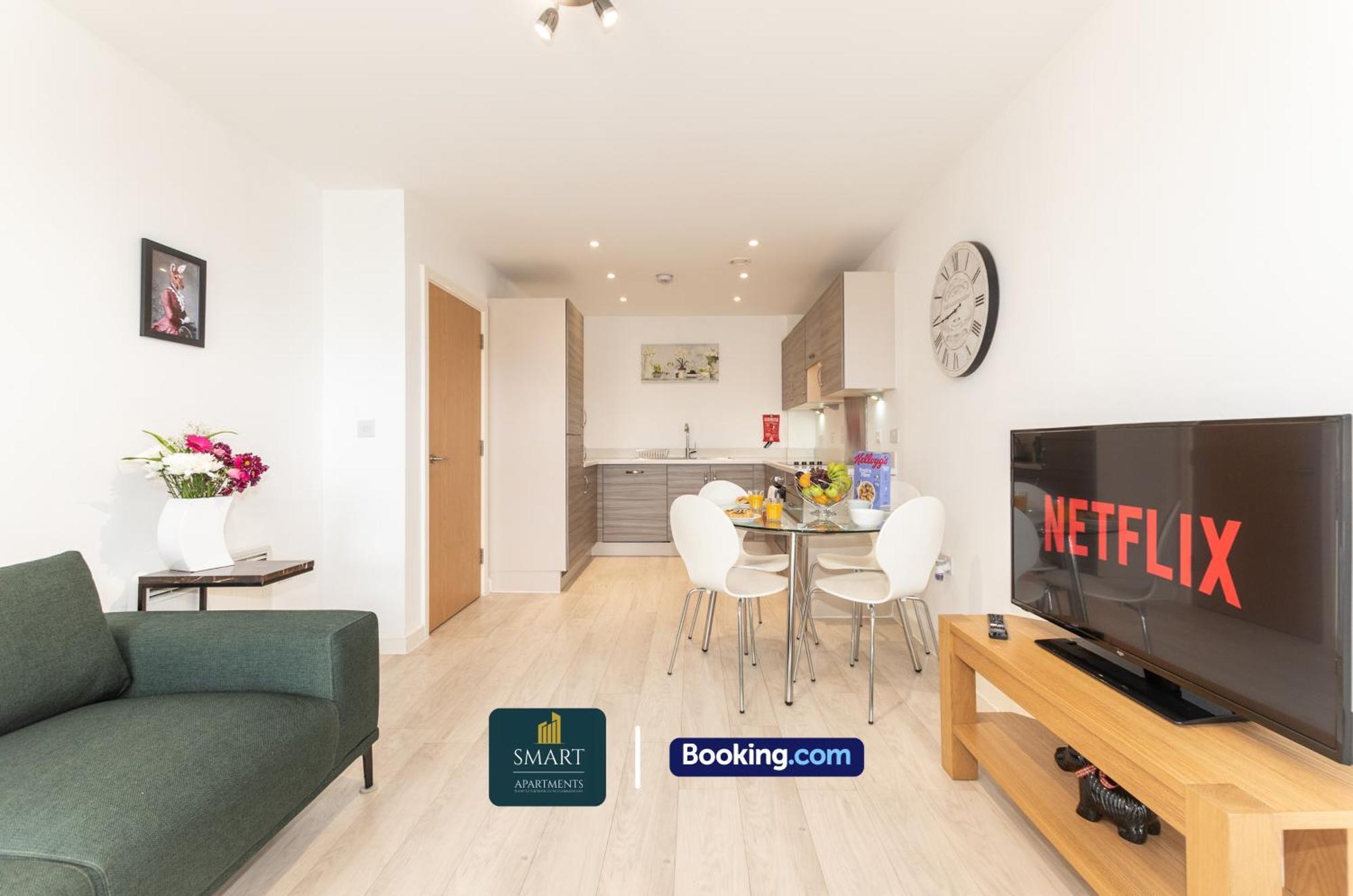 Spacious Center By Smart Short Lets & Serviced With Free Wifi * Southampton