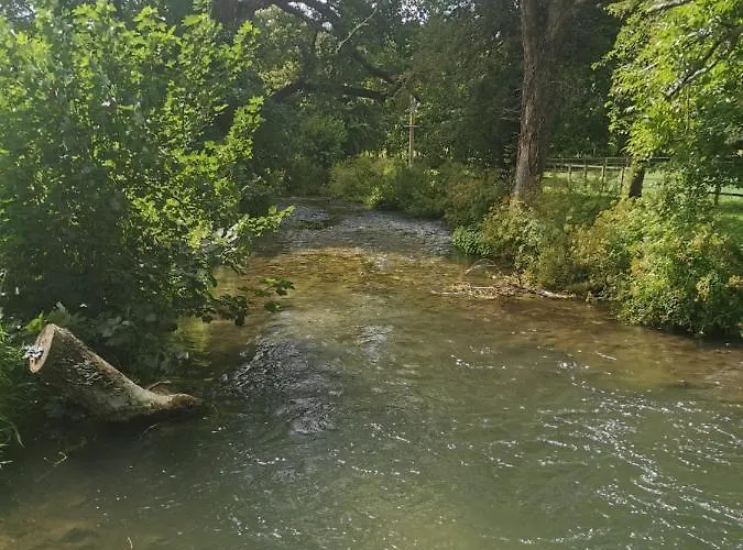 Fisherman\'S Cabin On The Banks Of The River Meon