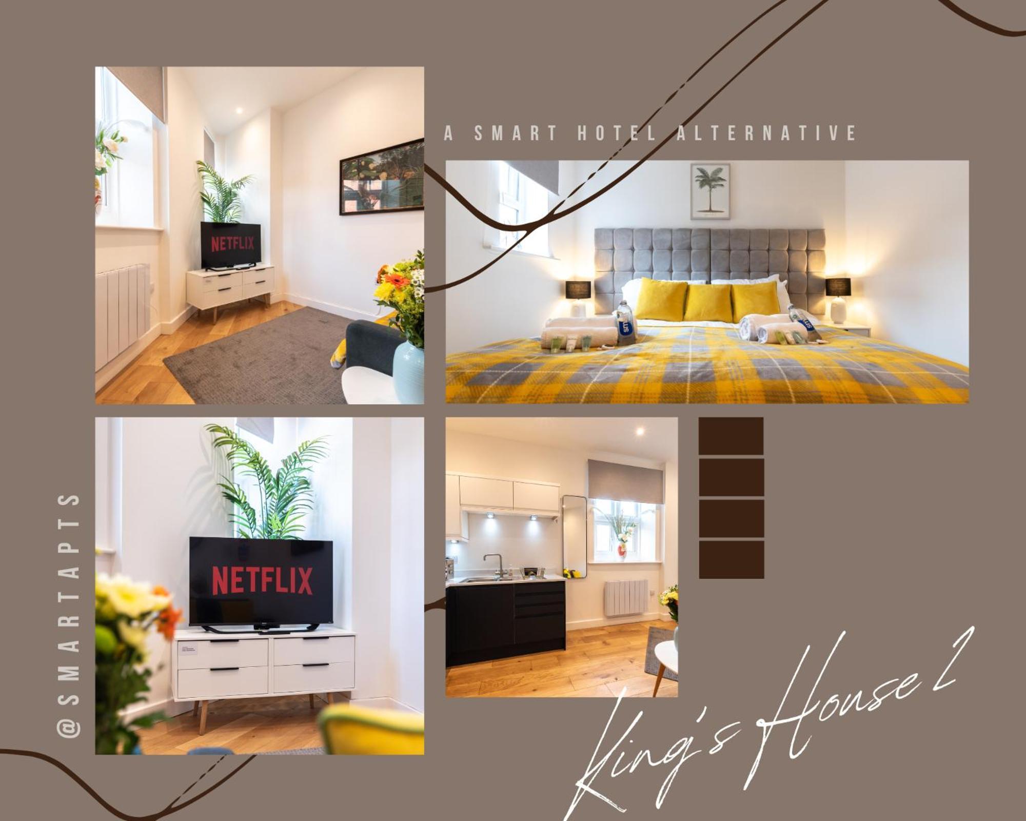 One Cosy Bedroom By Smart Short Lets & Serviced With Free Wifi * Southampton