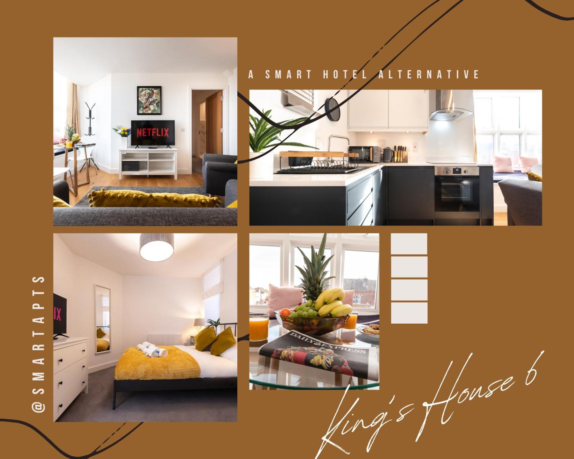 One Cosy Bedroom By Smart Short Lets & Serviced With Free Wifi