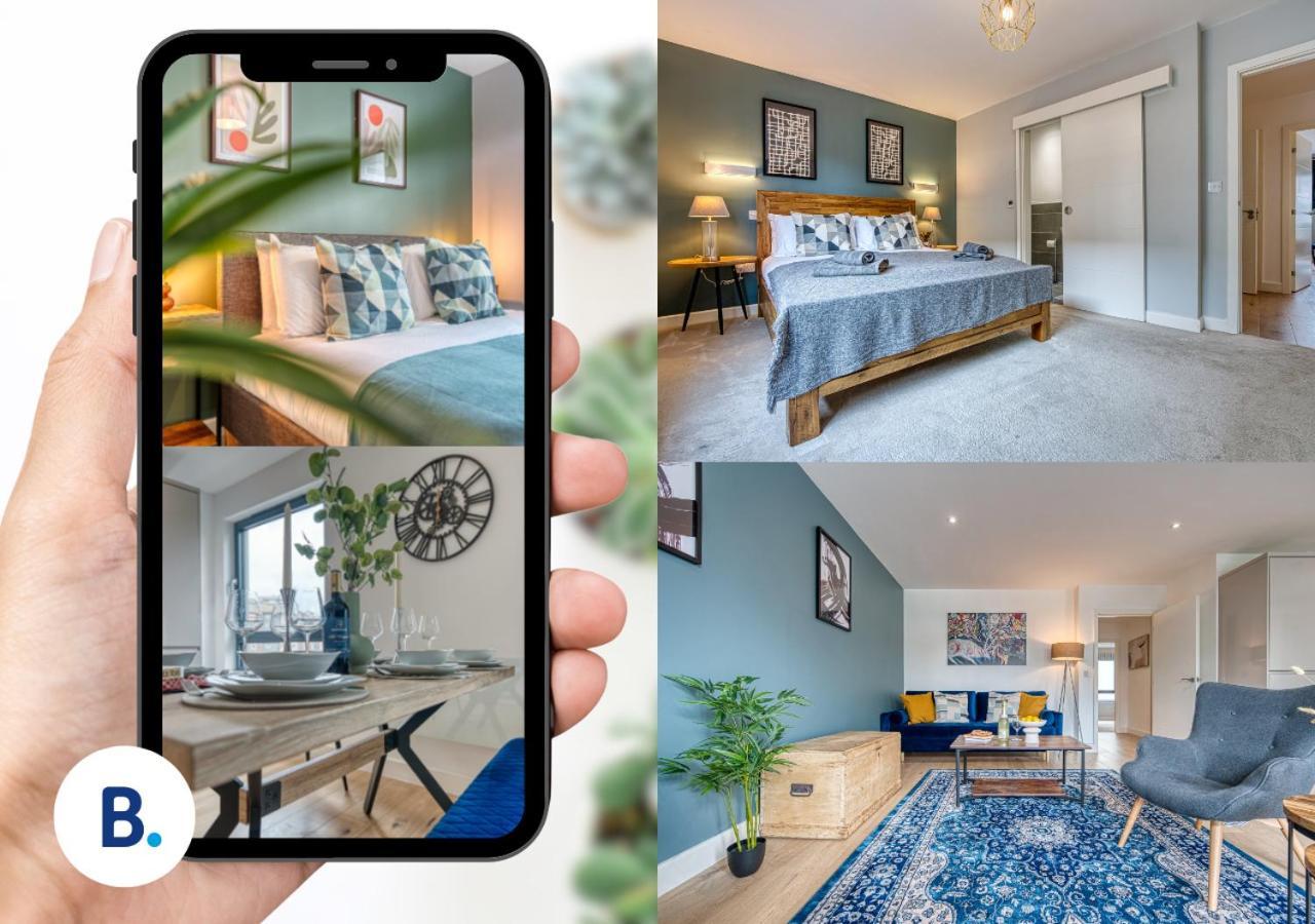 Blue Puffin Stays: Stylish 2-bed In Ocean Village Apartment *