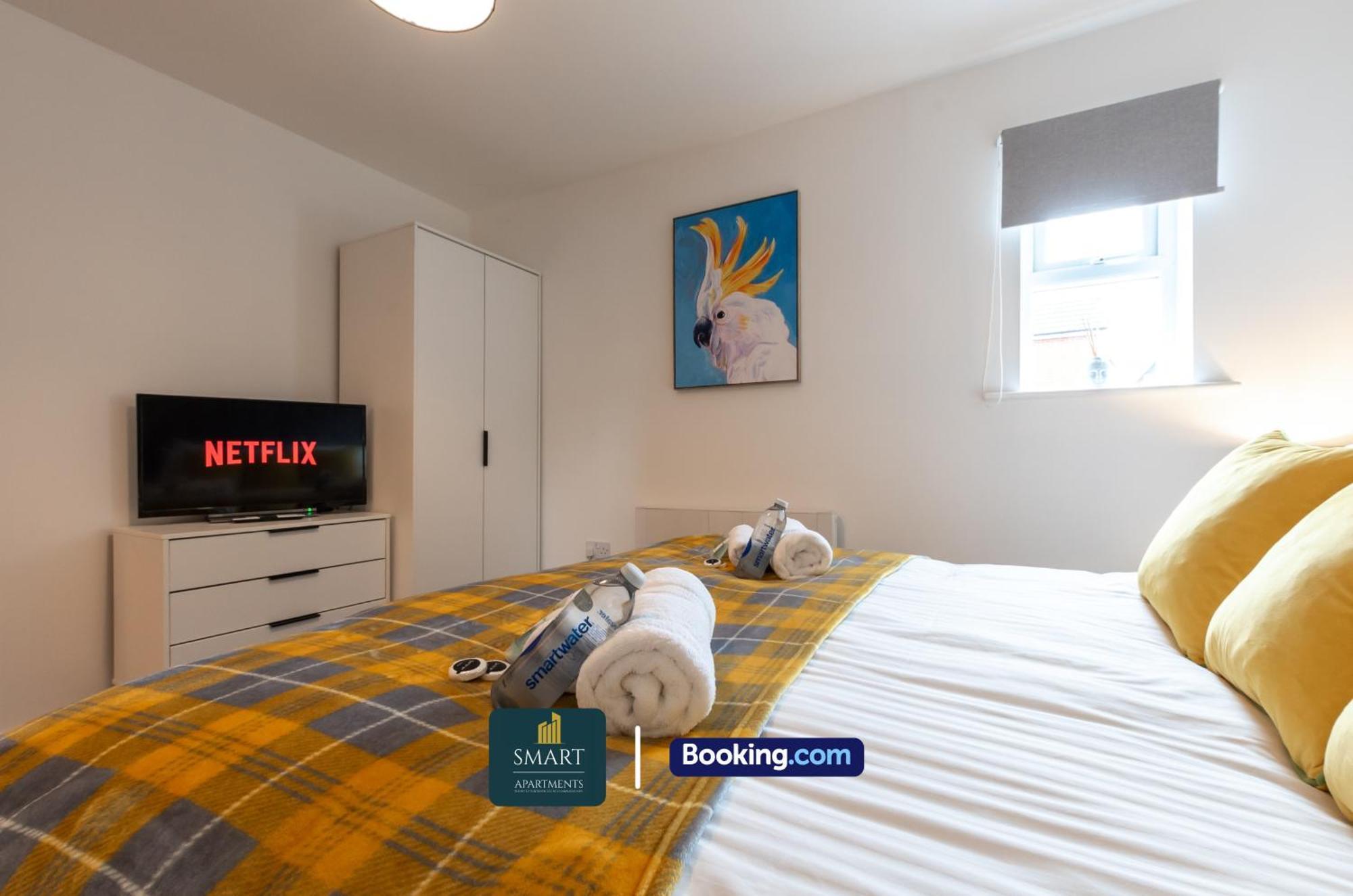Apartment One Cosy Bedroom By Smart Short Lets & Serviced With Free Wifi *