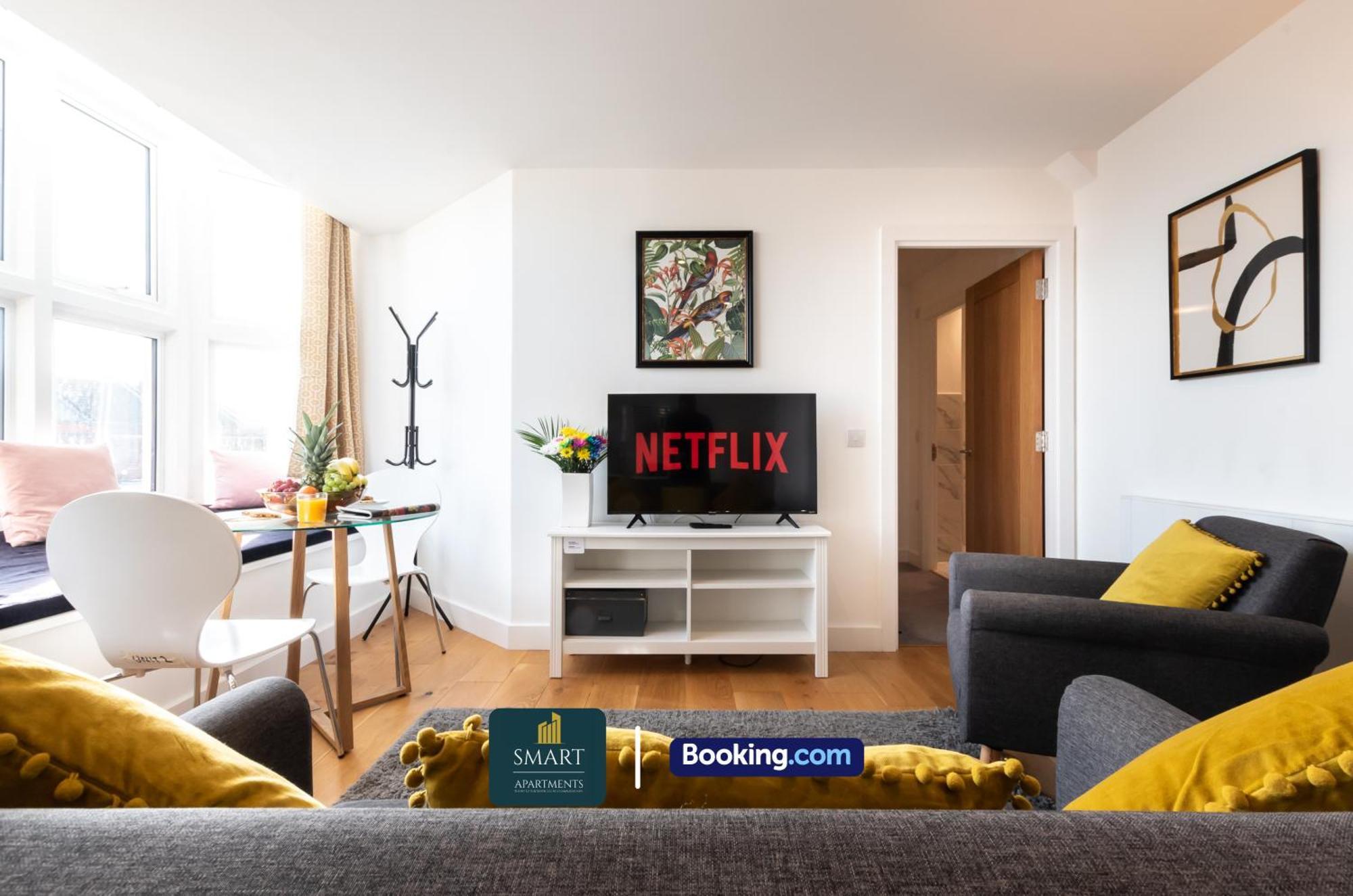 Apartment One Cosy Bedroom By Smart Short Lets & Serviced With Free Wifi Southampton