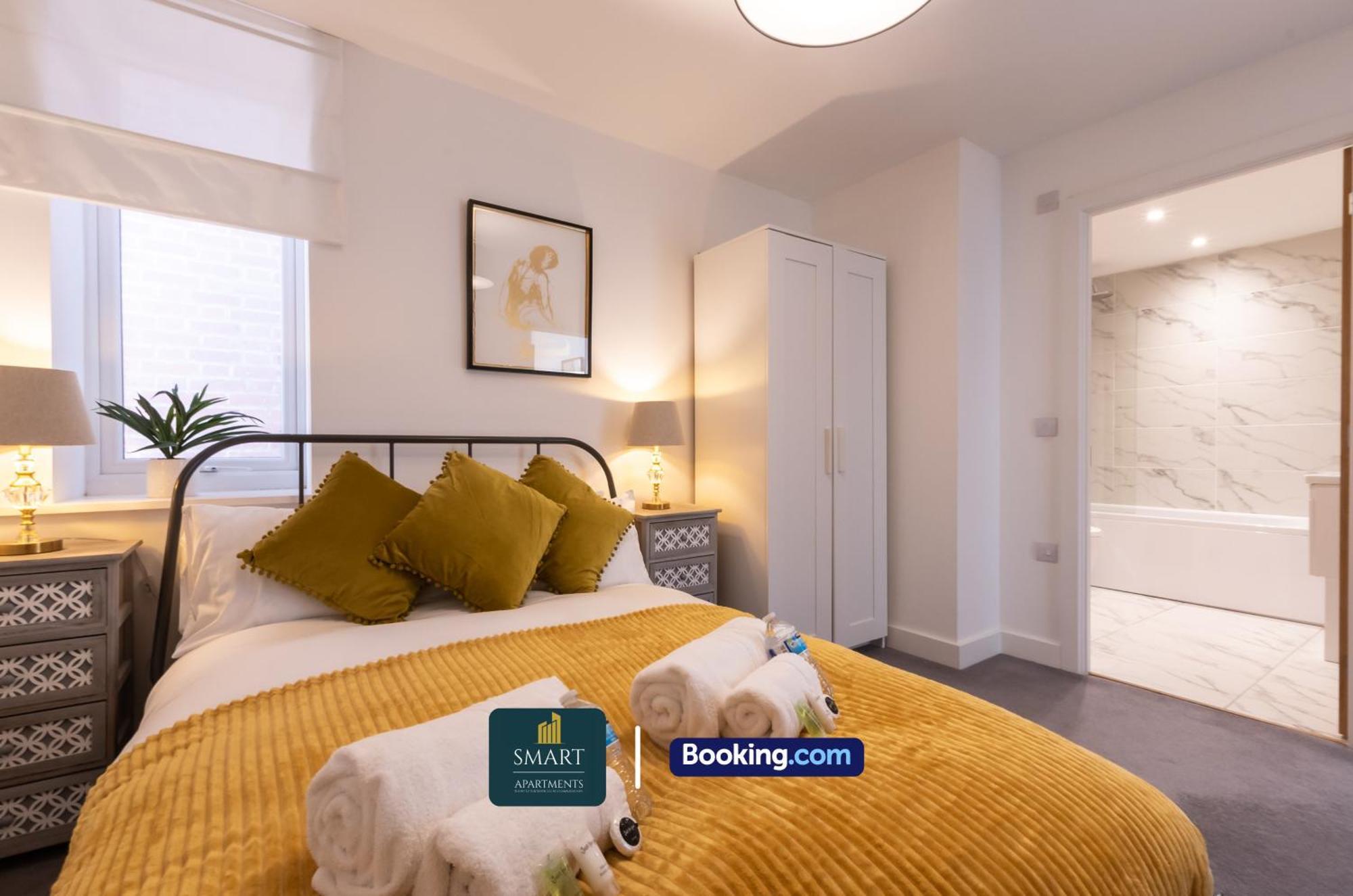 One Cosy Bedroom By Smart Short Lets & Serviced With Free Wifi * Southampton