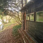 Fisherman\'S Cabin On The Banks Of The River Meon