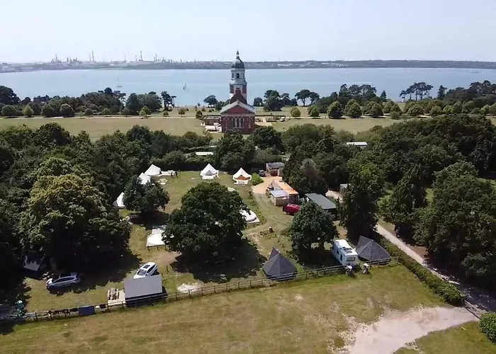 Bell Tent Glamping At Royal Victoria Country Park