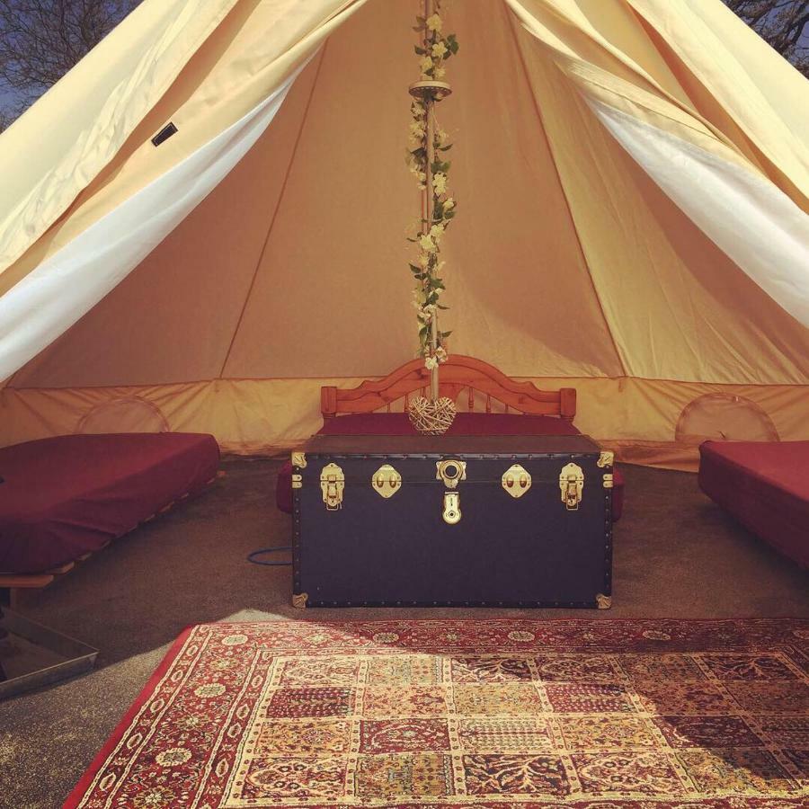 Luxury tent Bell Tent Glamping At Royal Victoria Country Park